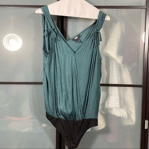 Paige teal bodysuit. Size M.